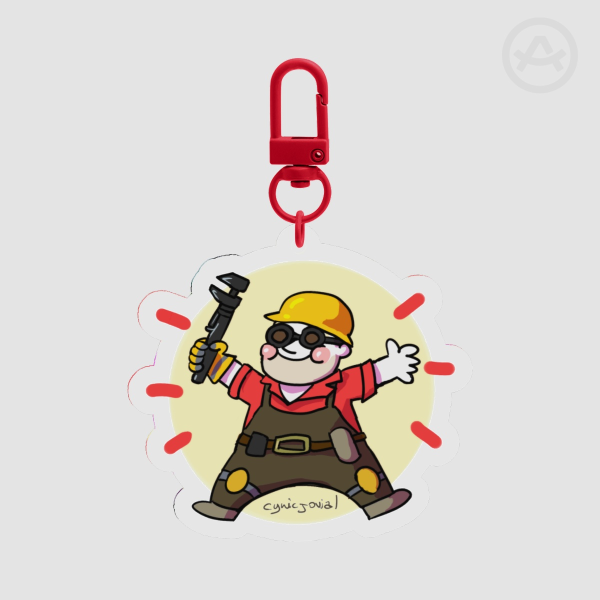 Engi PET Plastic Keychains