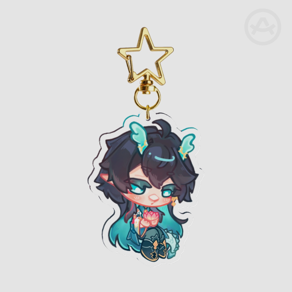 danheng il | honkai star rail clear acrylic keychain