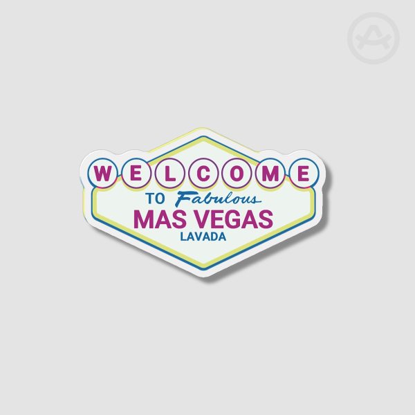 Welcome To Mas Vegas Magnet