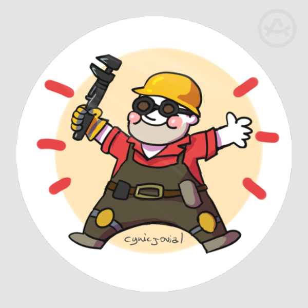 Engi Die Cut Stickers