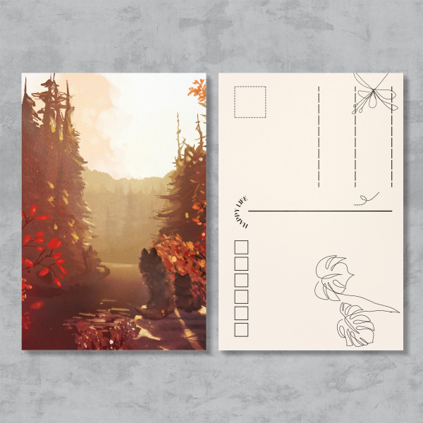 Wolf Brothers Postcard