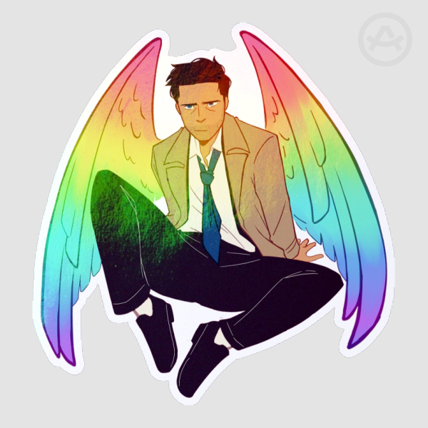 Castiel Rainbow Wings