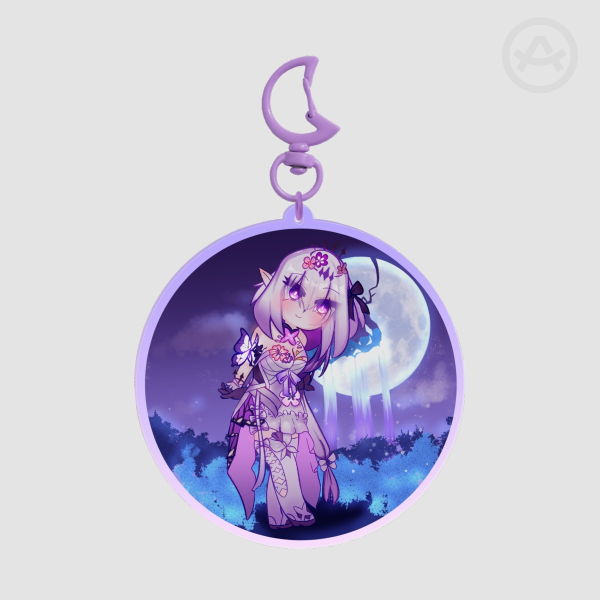 Castorice Colored Edge Acrylic Keychain