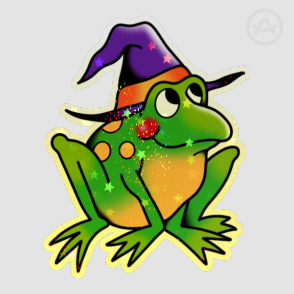 OZZY THE FROG sticker
