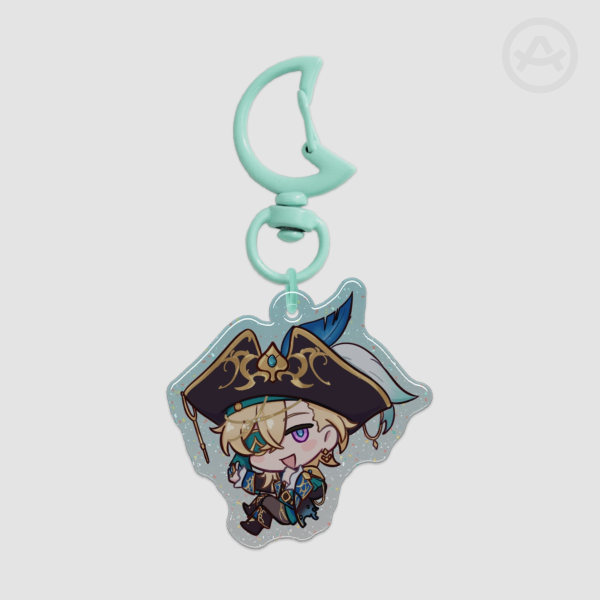 HSR | Aventurine Pirate Chibi Keychain