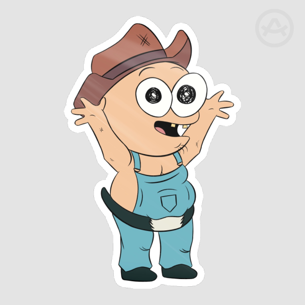 Cleetus Pim Sticker