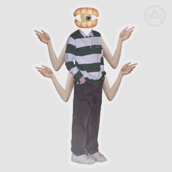 Max || NOWHERE SPACE || Clear Vinyl Sticker