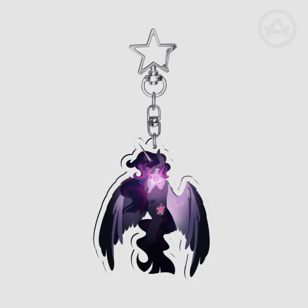 Twilight’s Sparkle Acrylic Keychain small