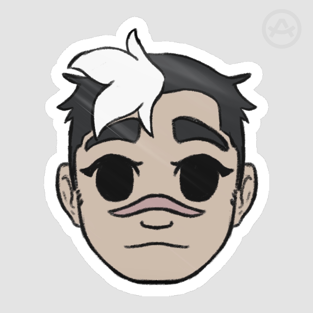 Chibi Kuron (calm) Sticker