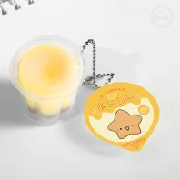 Happy Squishy Pudding Jelly Keychains