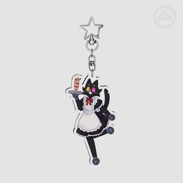 Maid Pluey Acrylic Keychain