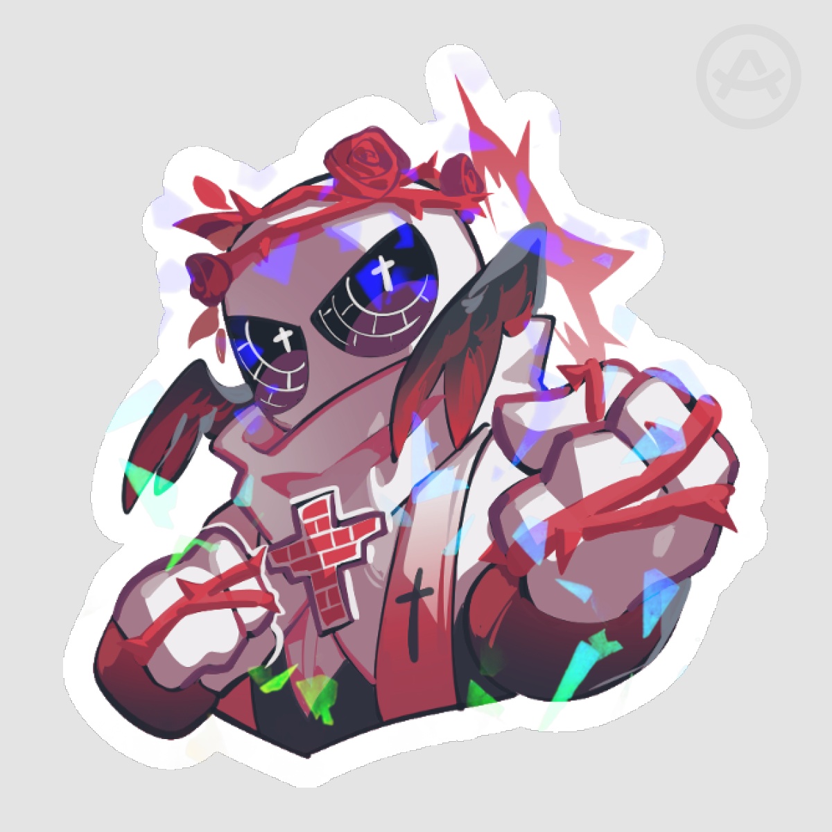 [Grace] Reprieve Grace Diecut 5cm sticker | Roblox Grace
