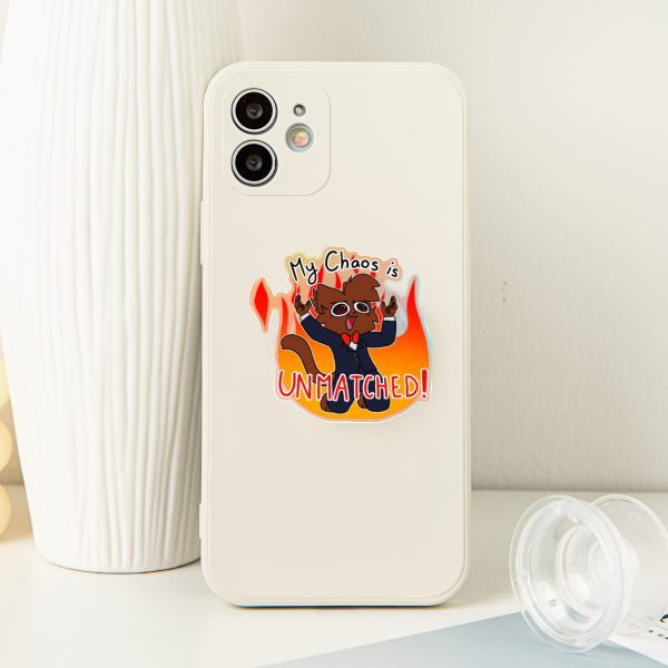 Acrylic Airbag Phone Holder - 1.96"(50mm), Rainbow