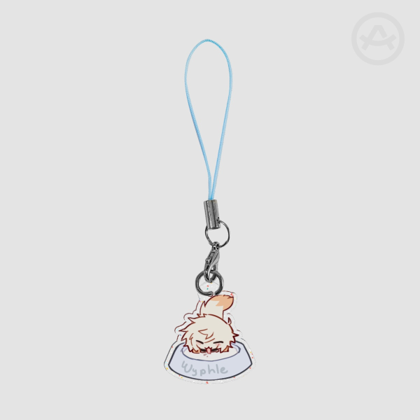 tiny glitter tub of milk wypher charm