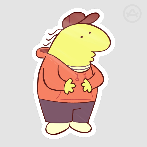 Charlie Dompler Sticker [SMILING FRIENDS]