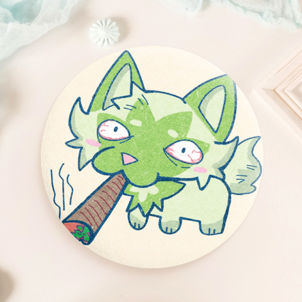 Sprigatito Plush Badge