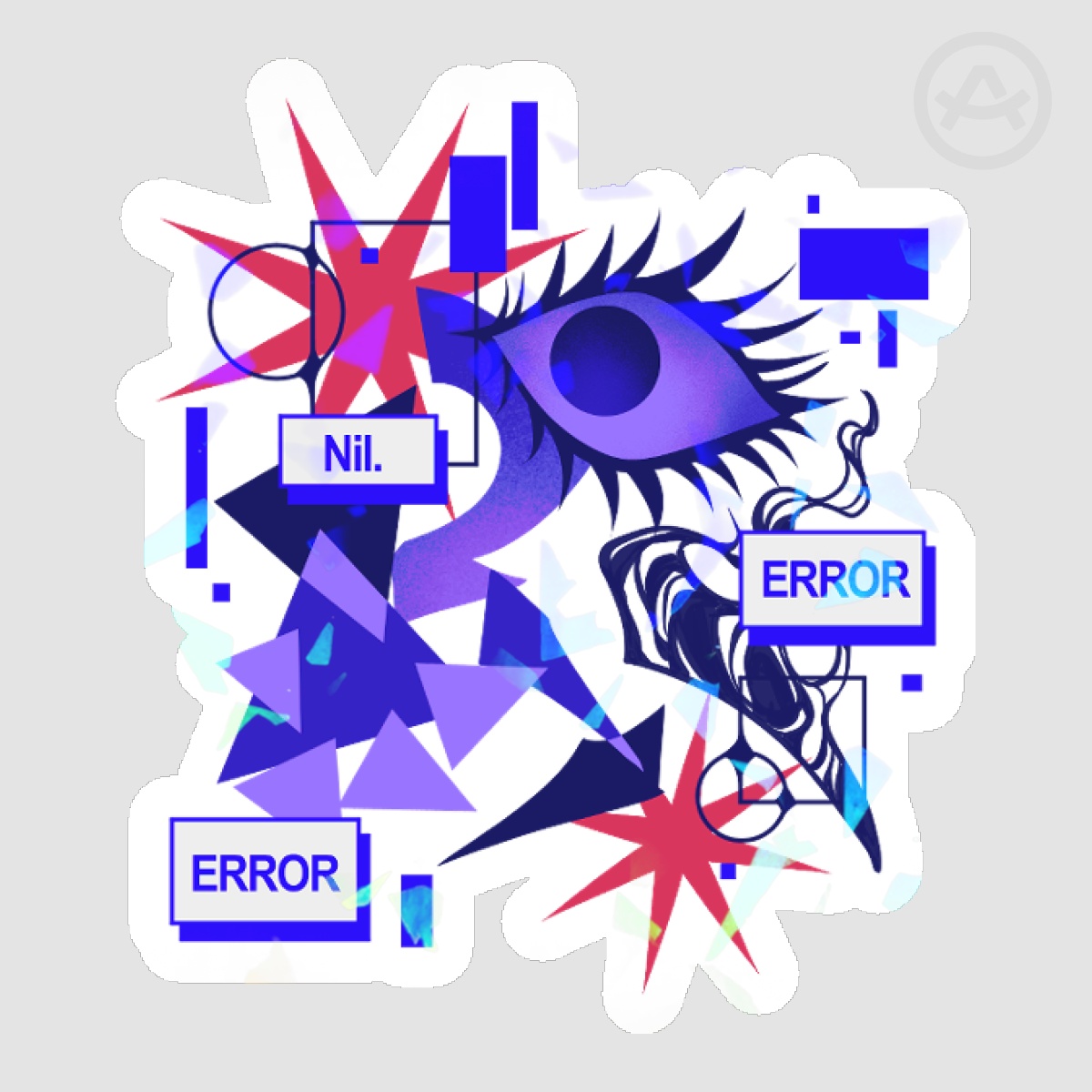 [Nullscape] Nil Diecut 5cm sticker | Roblox Nullscape Unofficial Merch