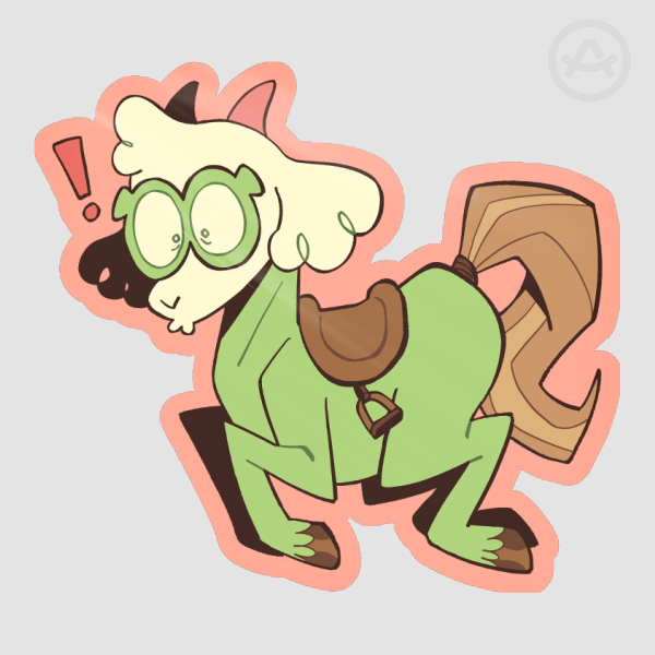 Ralsei Horse Sticker [DELTARUNE]