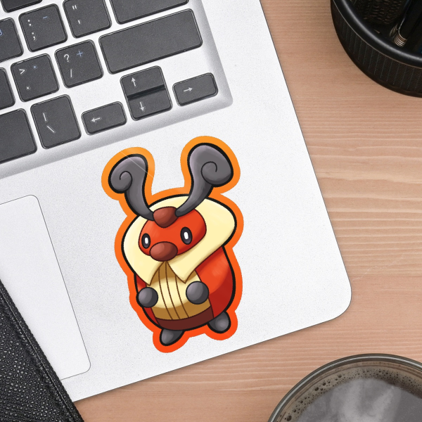 Kricketot (Female) Die-Cut Sticker