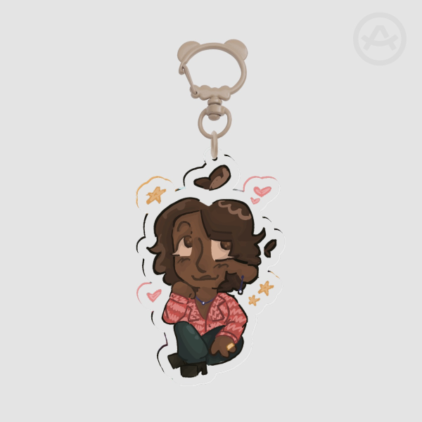 Charlotte (Falsettos) Clear Acrylic Keychain