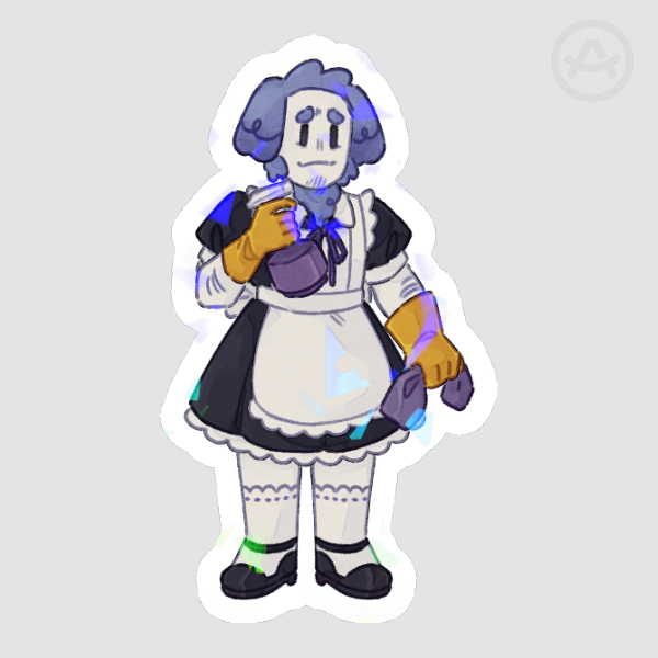 Maid Ramb Sticker