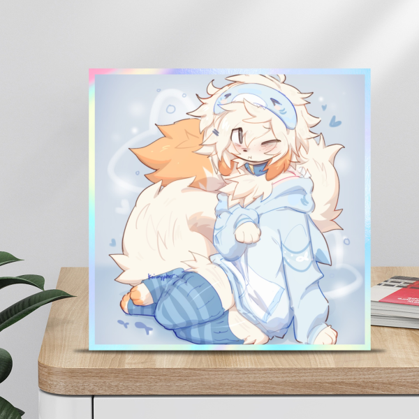 Sleepy wypher in a shark hoodie