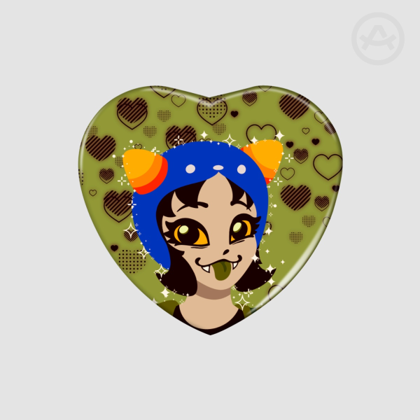 Nepeta Heart Badge