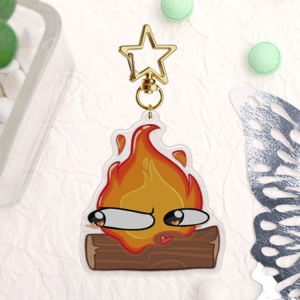 Calcifer Keychain