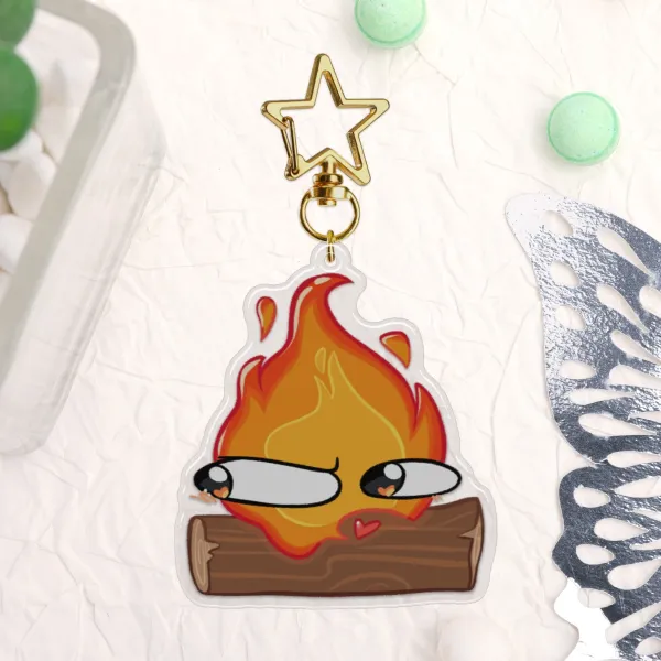 Calcifer Keychain