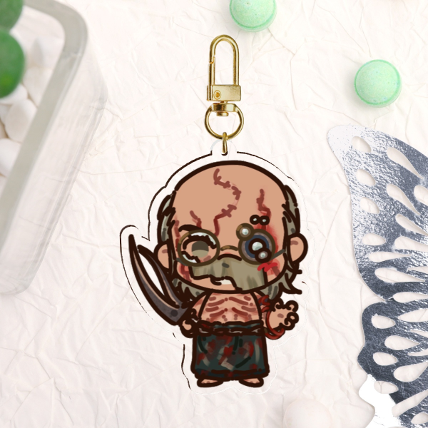 Trager Acrylic Keychain