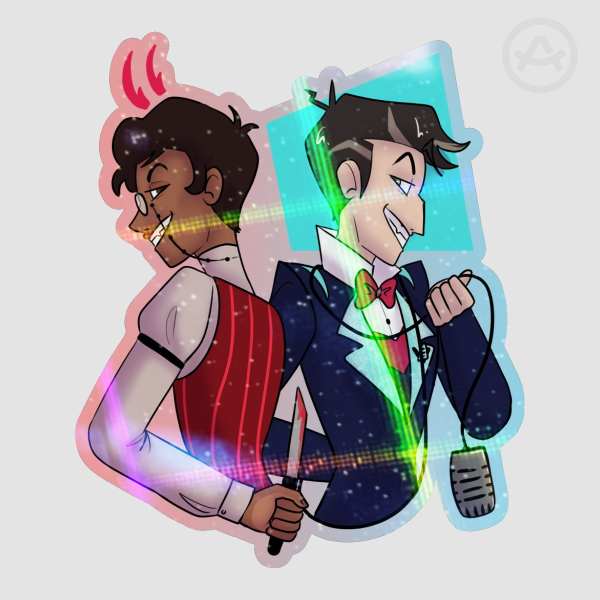 Hazbin Hotel Murder Media Sticker