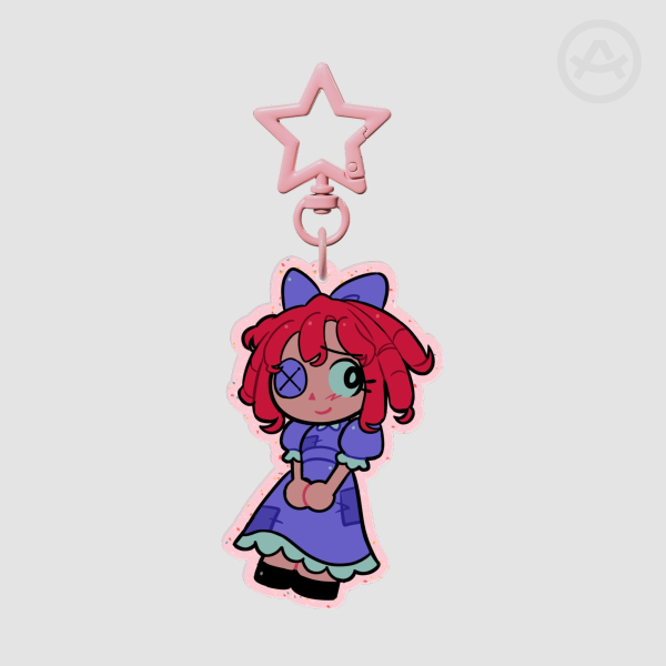 Ragatha Glitter Acrylic Keychains