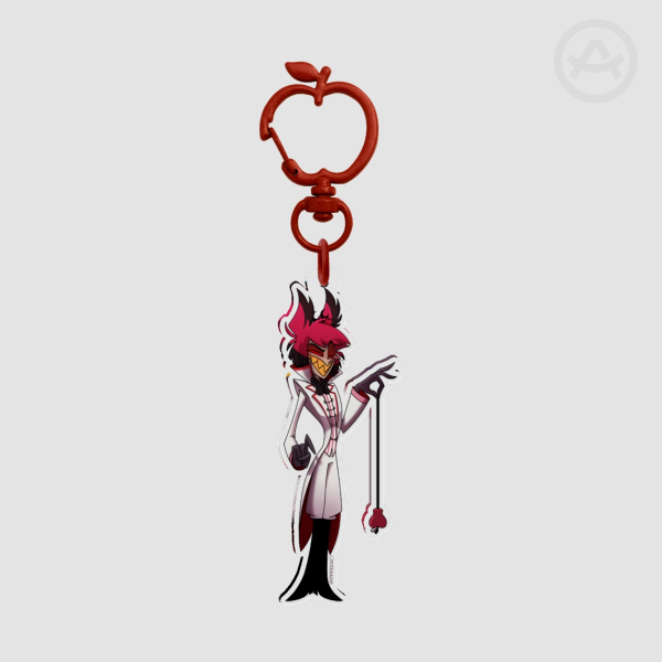 Alastor x Lucifer's clothes 📻🍎| Hazbin Hotel keychain match