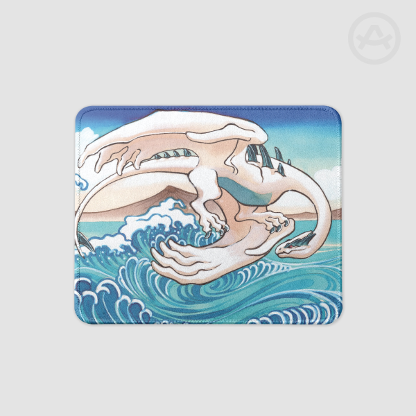 Whirl Islands Square Mouse Pad