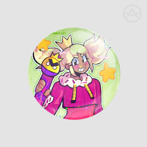 Mandy Round Badges (Button Pins)