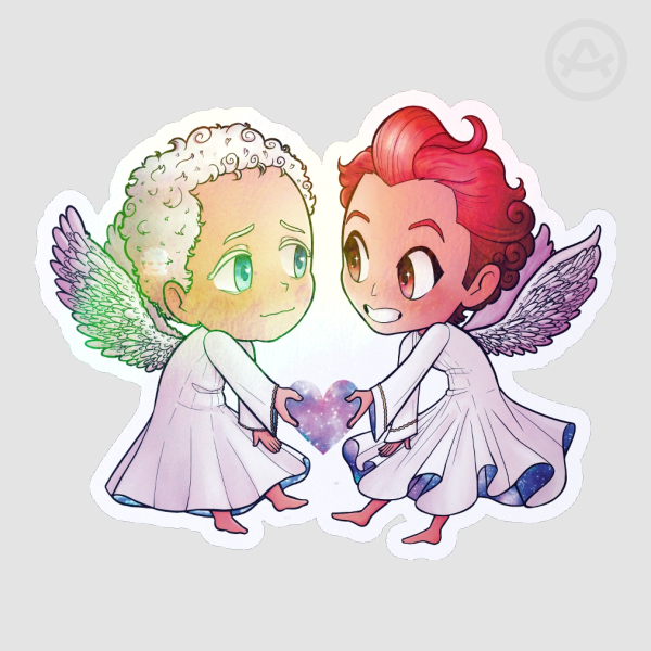 Angel Aziracrow Holographic Sticker
