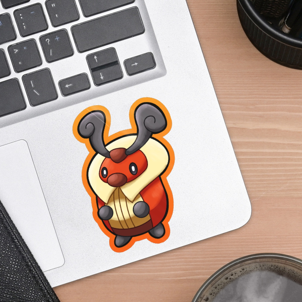 Kricketot (Male) Die-Cut Sticker