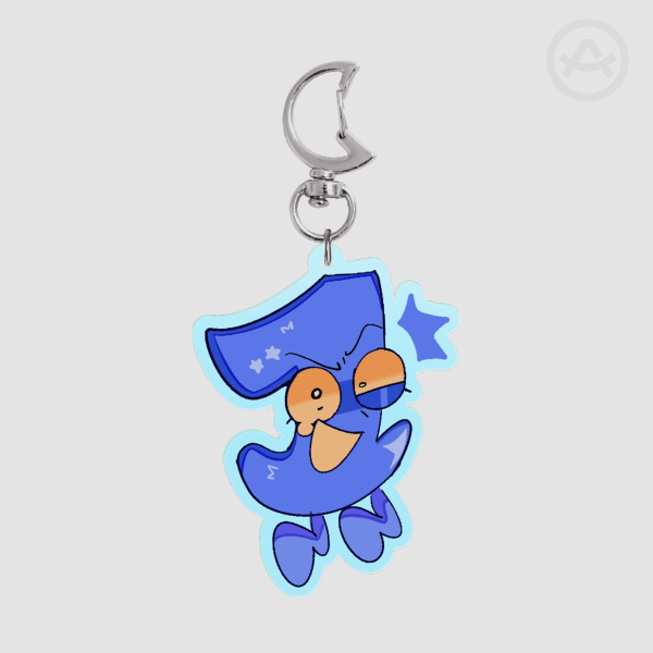 Double Sided One Acrylic Keychain (Battle for Dream Island/The Power of Two)