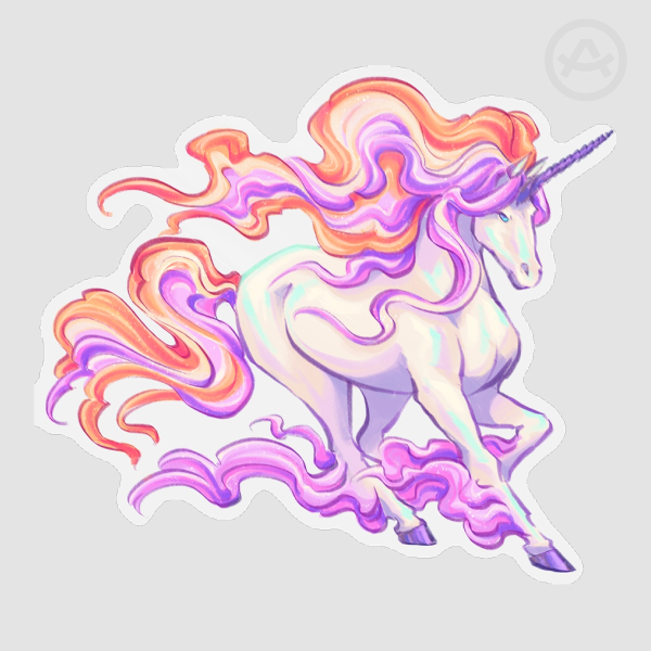 Galarian Rapidash Sticker