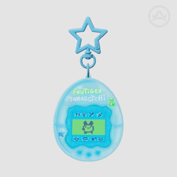 Frutiger Glitter Acrylic Keychain