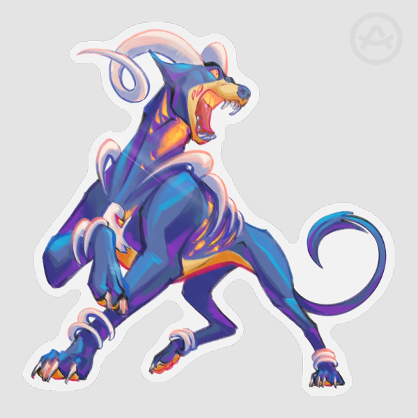 Shiny Houndoom Sticker