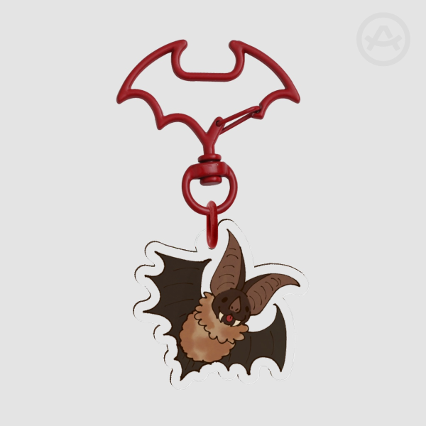 Townsend's Big Eared Bat Keychain