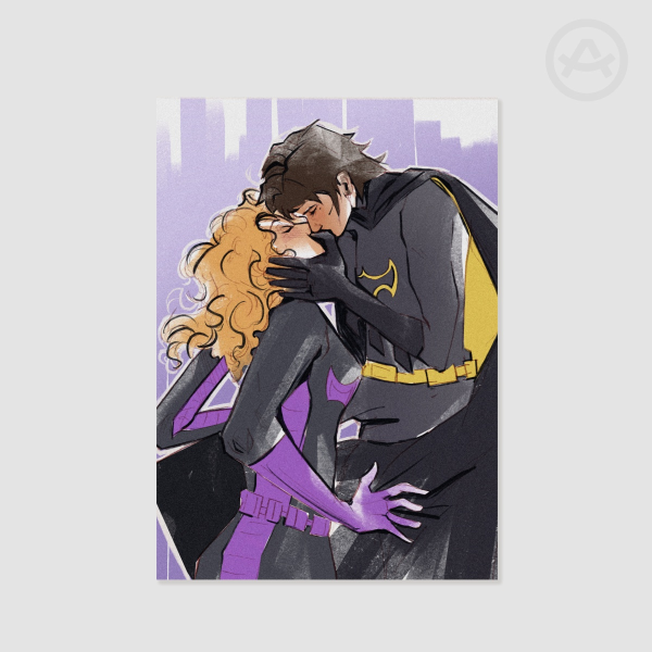 stephcass kiss a5 print