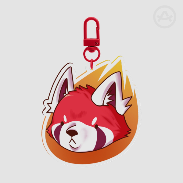 Red Panda Keychain