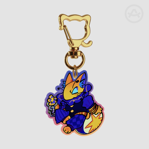 STOCKY COLORED EDGE KEYCHAIN