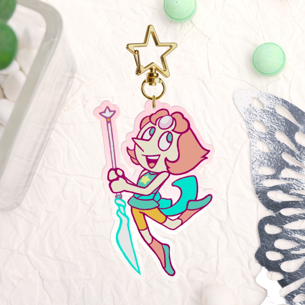 Steven Universe Pearl Keychain