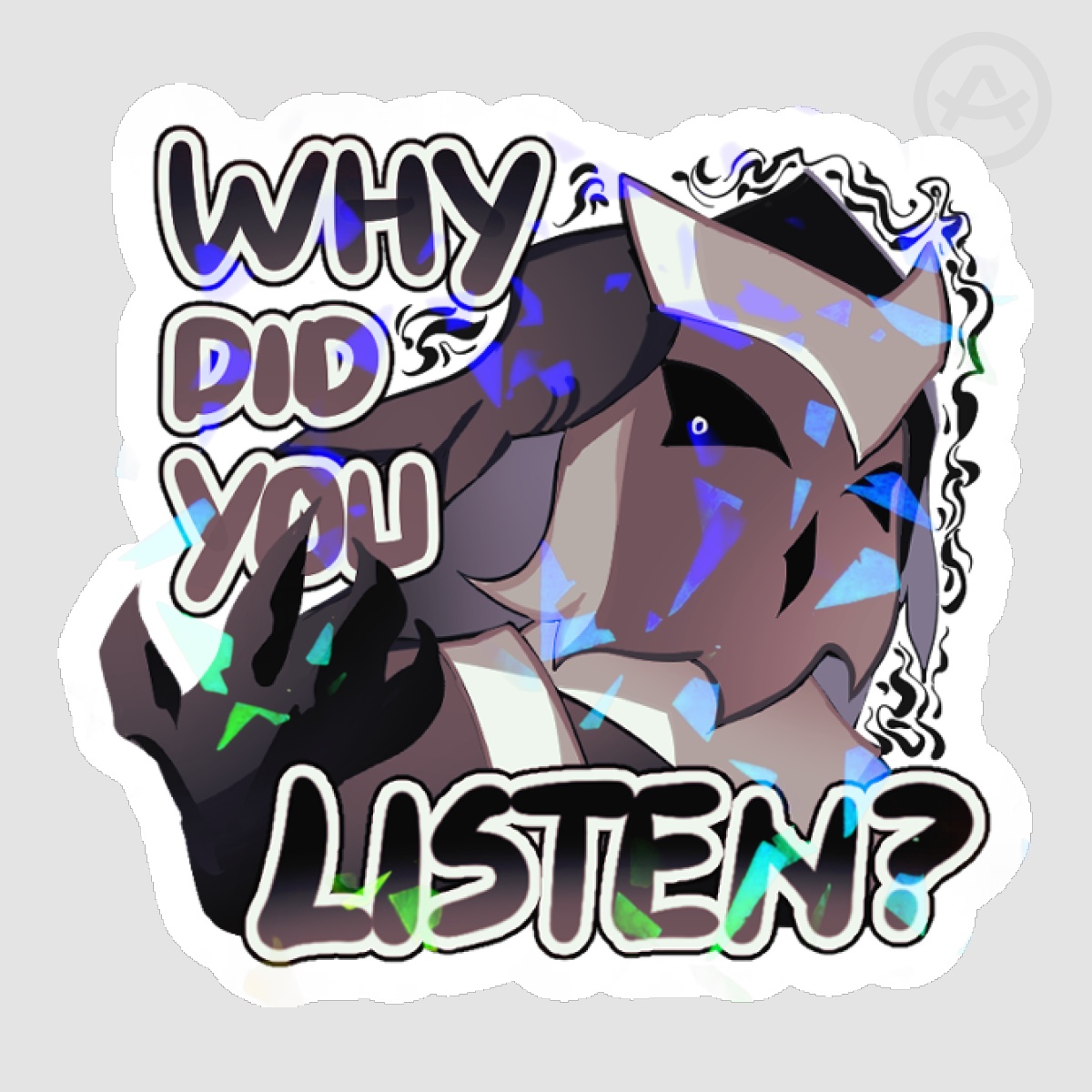 [Grace] Litany Diecut 5cm sticker | Roblox Grace