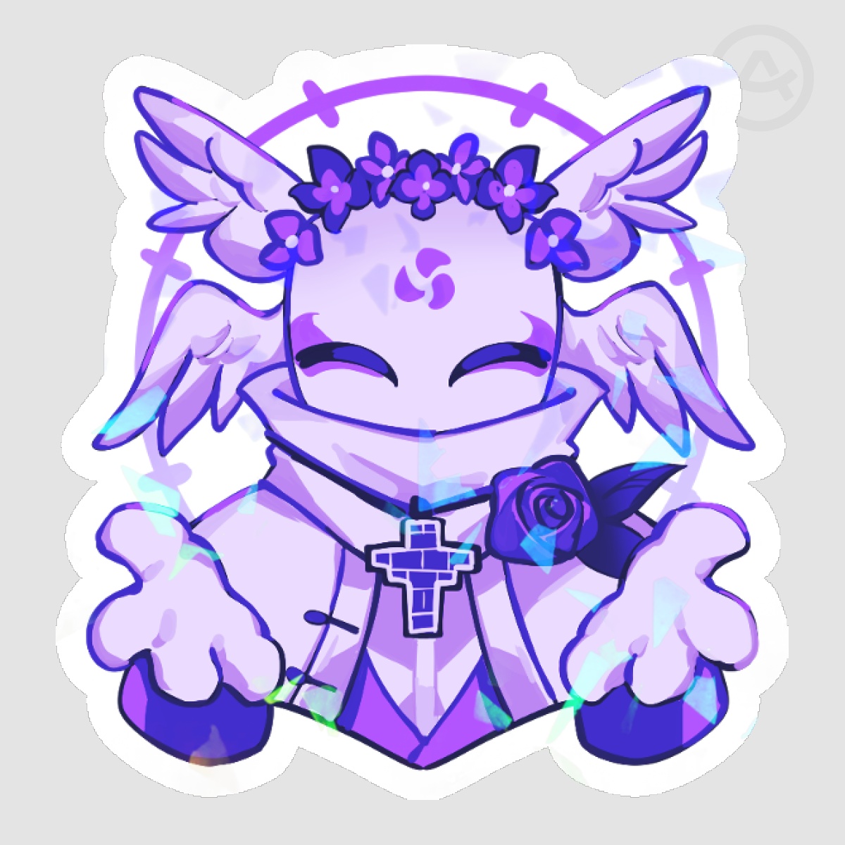 [Grace] Zen Grace Diecut 5cm sticker | Roblox Grace