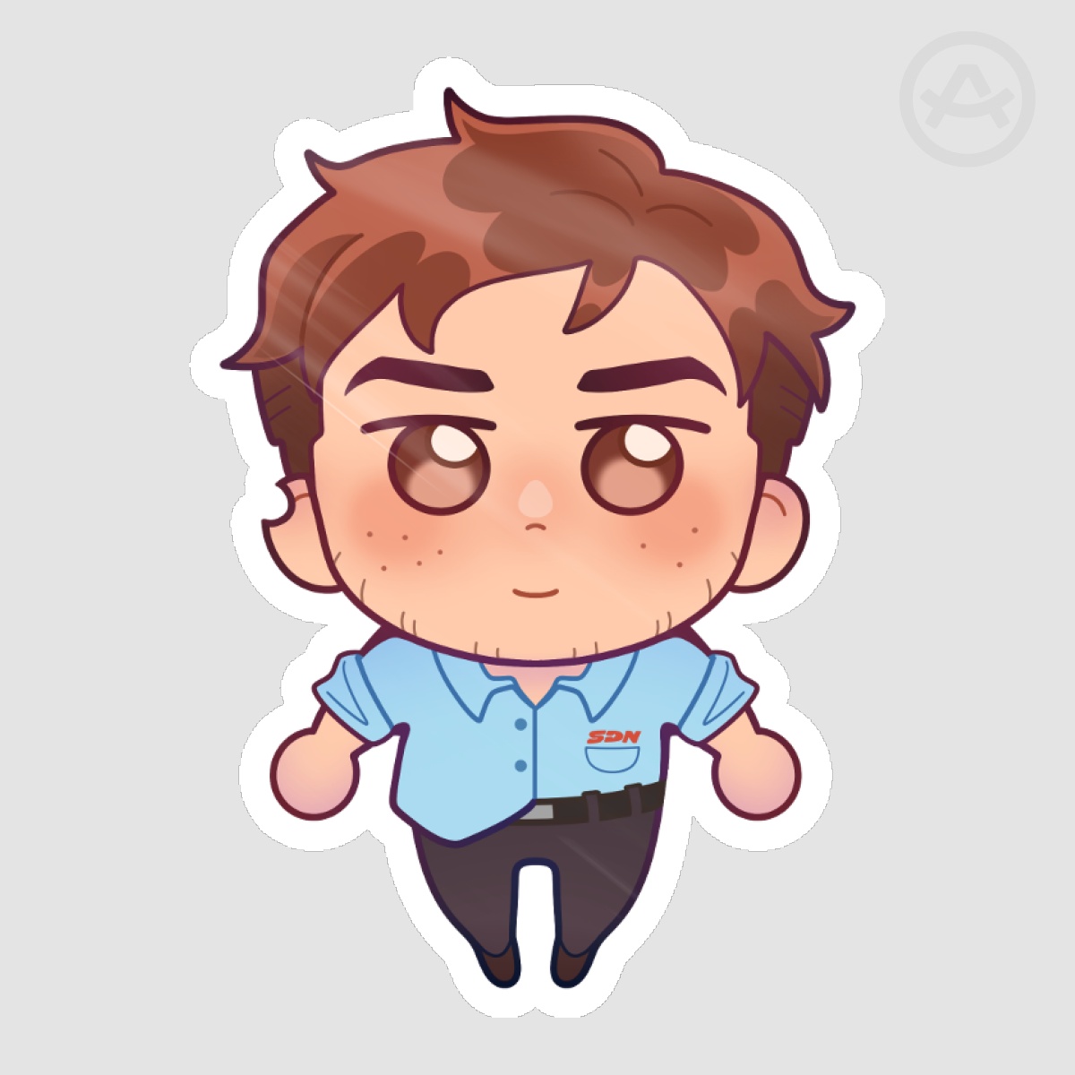 Robert Robertson | Dispatch | Version 2 | Die Cut Stickers