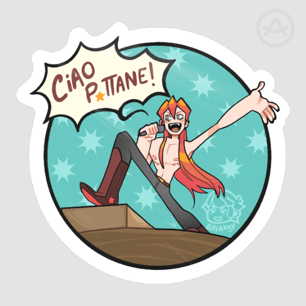 "CIAO" TheNagas Round Sticker